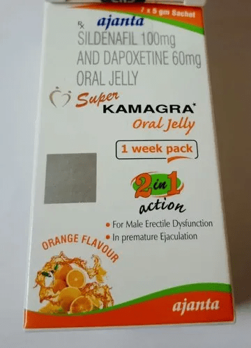 Man power Kamagra Oral Jelly 100 mg - 7 sachets - Ajanta